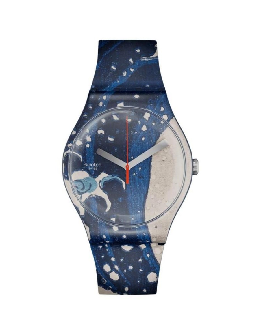 Orologi SWATCH | Orologio Swatch The Great Wave By Hokusai & As Ref. Suoz351