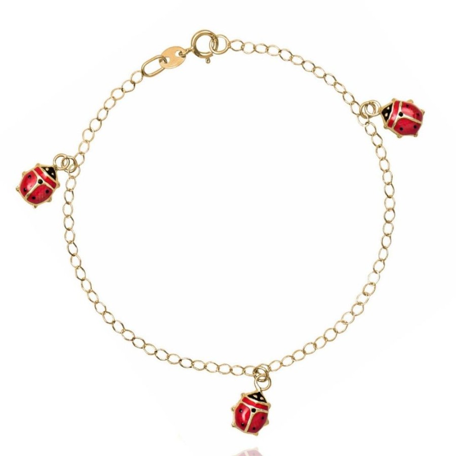 Gioielleria FACCO | Bracciale In Oro Giallo Simbolo Coccinella Ref. 764497