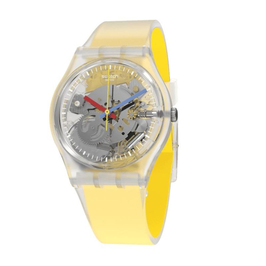 Orologi SWATCH | Orologio Swatch Clearly Yellow Striped Ref. Ge291