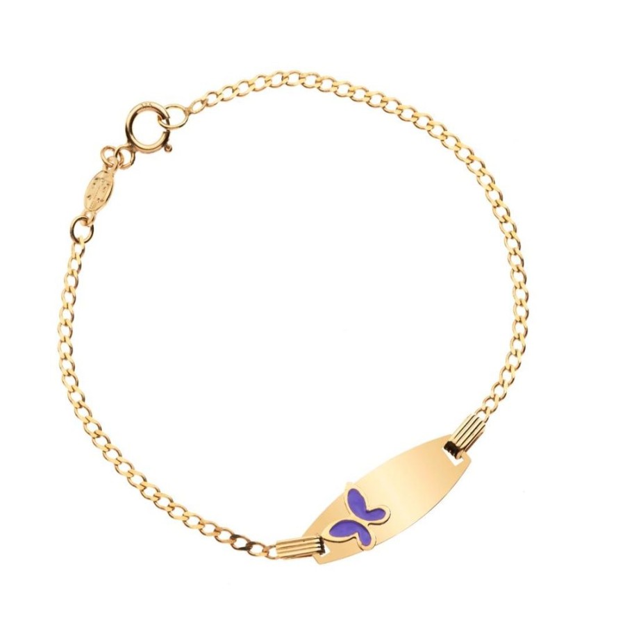 Gioielleria FACCO | Bracciale In Oro Giallo Simbolo Farfalla Ref. 711243