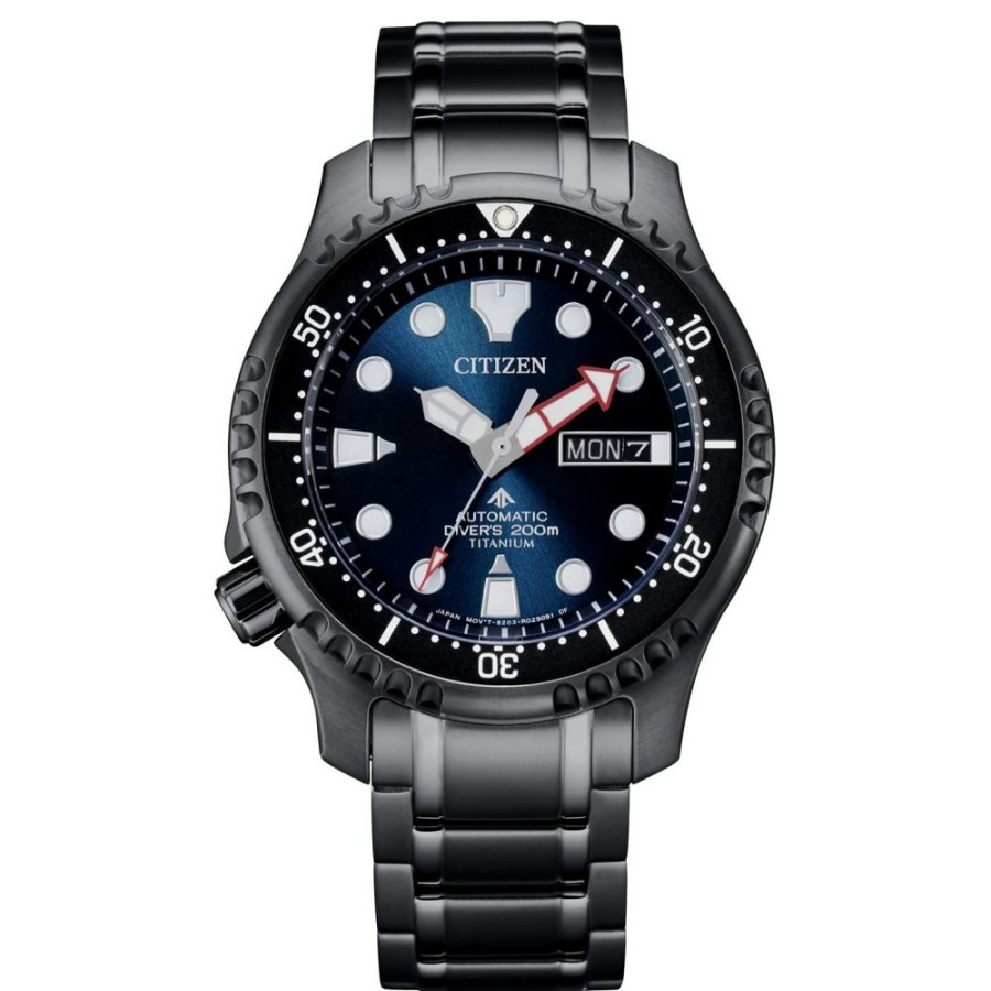 Orologi CITIZEN | Orologio Citizen Diver'S Automatic 200 Mt Super Titanio Limited Edition Ref. Ny0107-85L