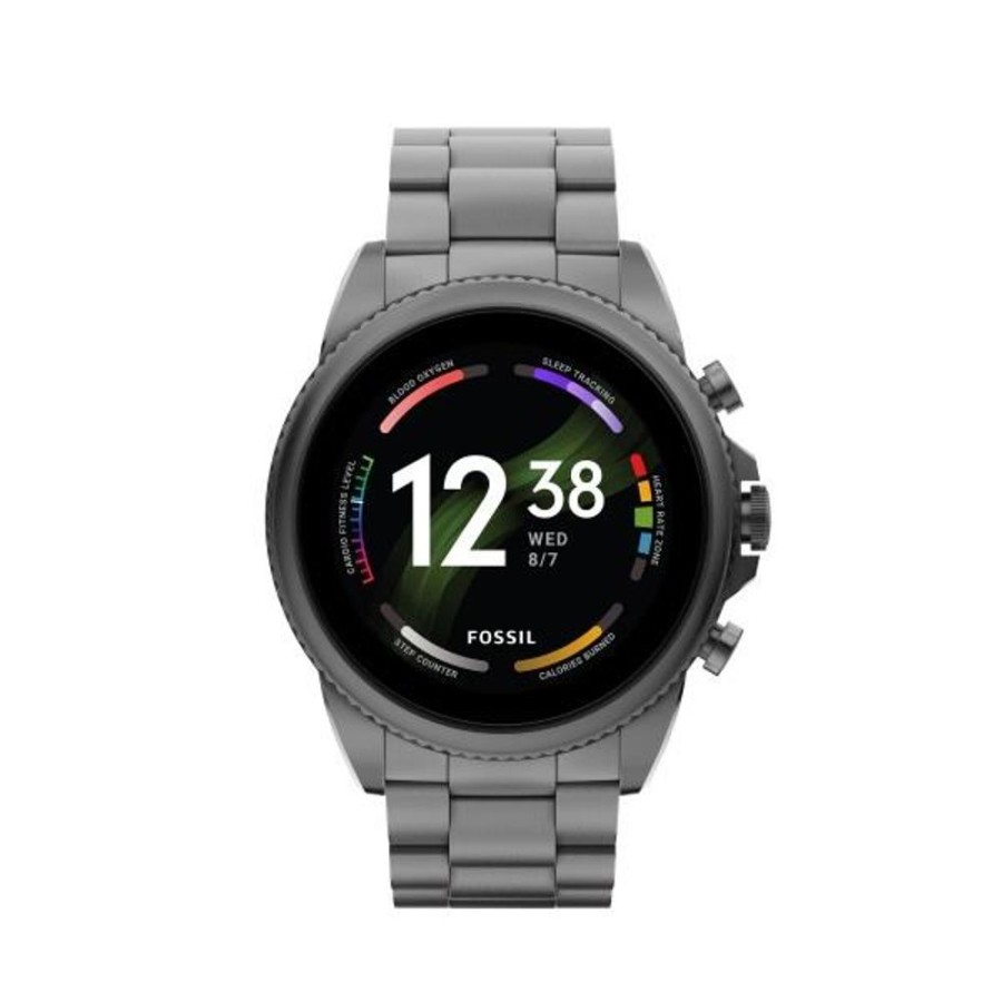 Orologi FOSSIL | Smartwatch Fossil Gen 6 Con Bracciale In Acciaio Grigio Fumo Ref. Ftw4059