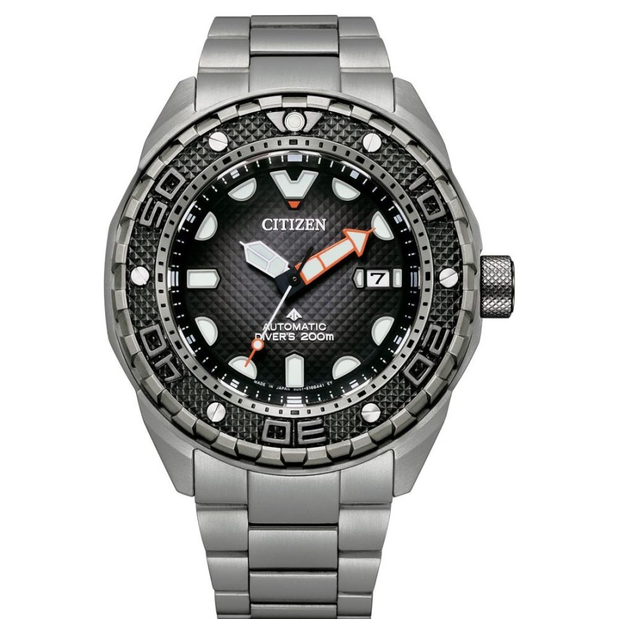 Orologi CITIZEN | Orologio Citizen Diver'S Automatic 200 Mt Super Titanio Ref. Nb6004-83E