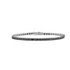 Gioielleria RECARLO | Bracciale Recarlo - Tennis Diamanti Neri Ref. T39Se884/Dk-19