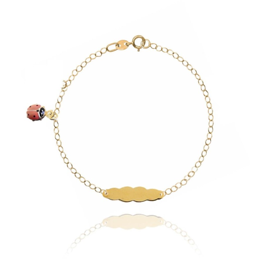 Gioielleria FACCO | Bracciale In Oro Giallo Simbolo Coccinella Ref. 766397