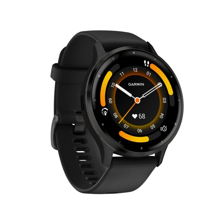 Orologi GARMIN | Garmin Venu® 3 Black & Slate Con Cinturino In Silicone 45 Mm Ref. 010-02784-01