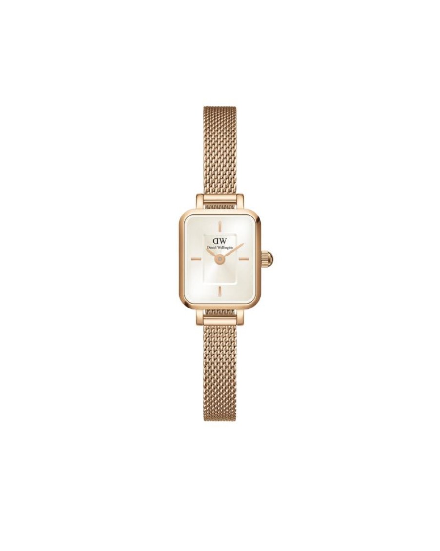 Orologi DANIEL WELLINGTON | Orologio Daniel Wellington Quadro Mini Melrose Champagne Ref. Dw00100651