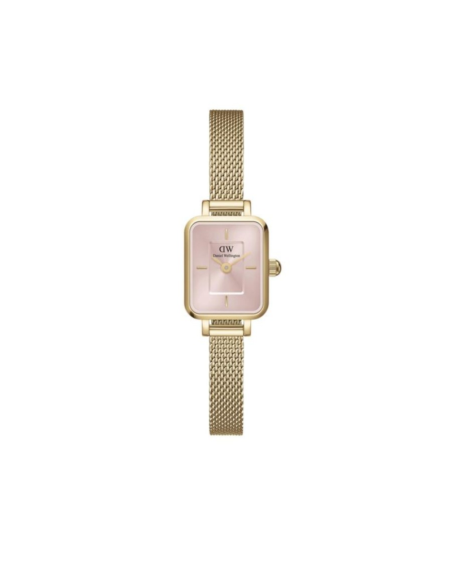 Orologi DANIEL WELLINGTON | Orologio Daniel Wellington Quadro Mini Evergold Blush Ref. Dw00100655