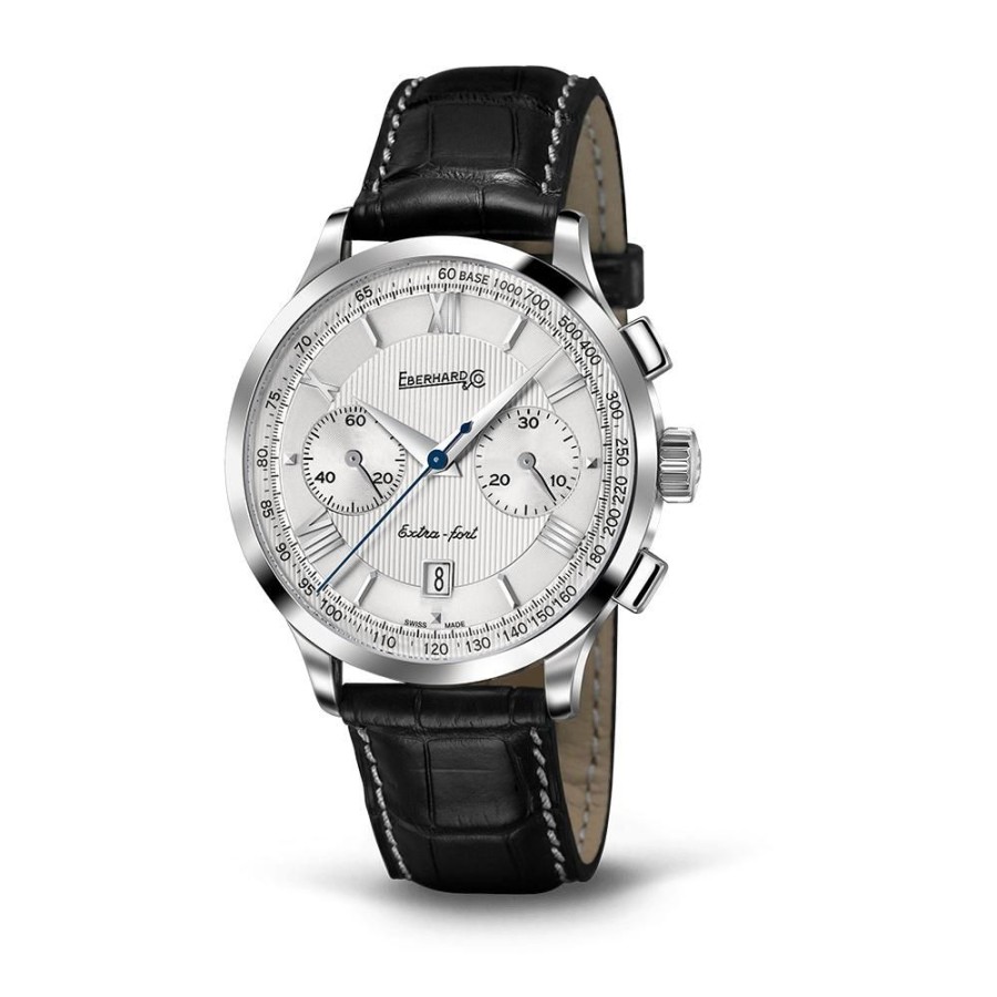 Orologi EBERHARD | Orologio Eberhard Extra-Fort Grande Taille Roue A Colonnes Ref. 31956.4 Cp