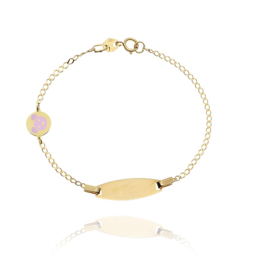 Gioielleria FACCO | Bracciale In Oro Giallo Simbolo Orsetto Ref. 766542