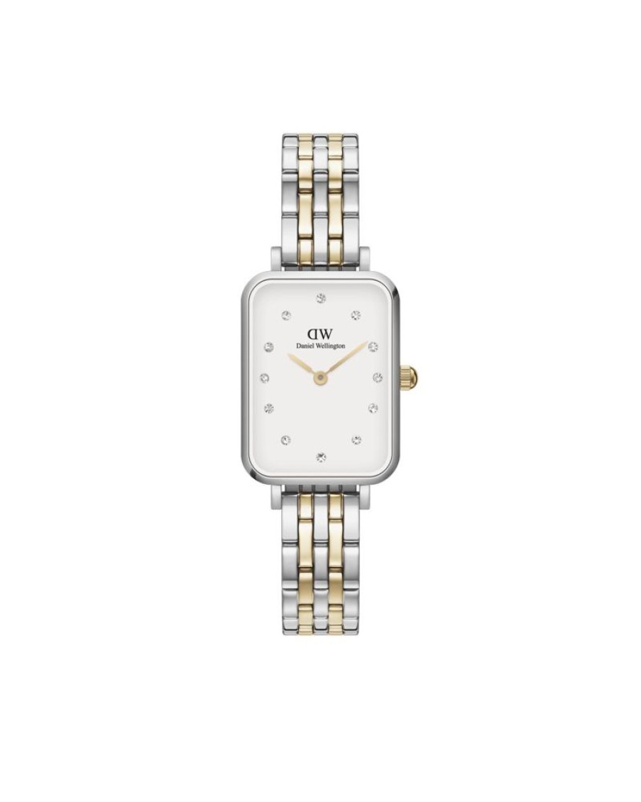 Orologi DANIEL WELLINGTON | Orologio Daniel Wellington Quadro Lumine 5Link Two-Tone Ref. Dw00100625