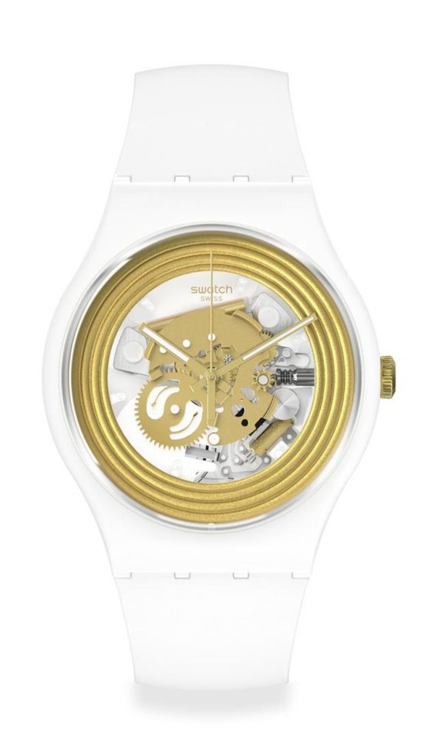 Orologi SWATCH | Orologio Swatch Golden Rings White Ref. So29W107