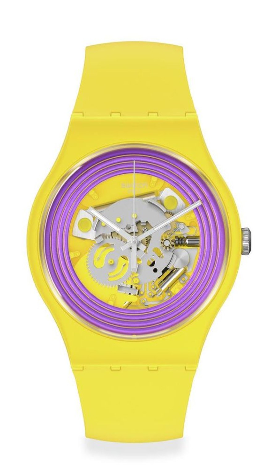 Orologi SWATCH | Orologio Swatch Purple Rings Yellow Ref. So29J100