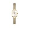 Orologi DANIEL WELLINGTON | Orologio Daniel Wellington Quadro Mini Evergold Champagne Ref. Dw00100656