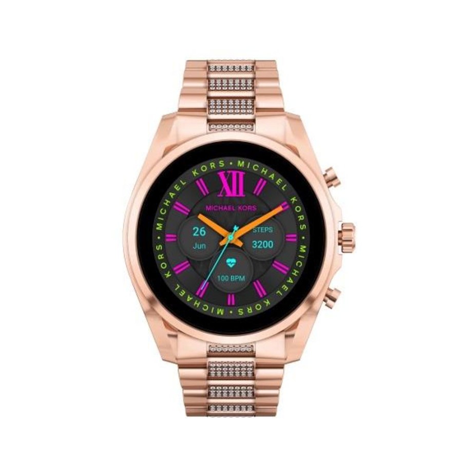 Orologi MICHAEL KORS | Smartwatch Michael Kors Gen 6 Bradshaw Tonalita Oro Rosa Con Pave Ref. Mkt5135