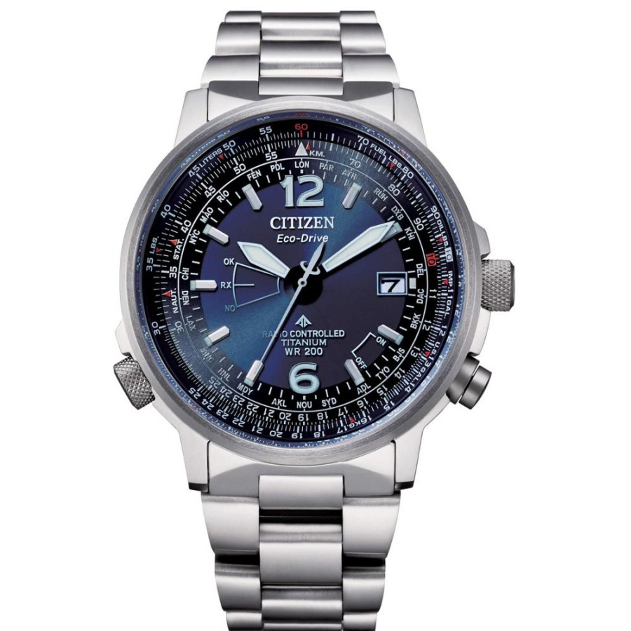 Orologi CITIZEN | Orologio Citizen Pilot Super Titanio Ref. Cb0230-81L