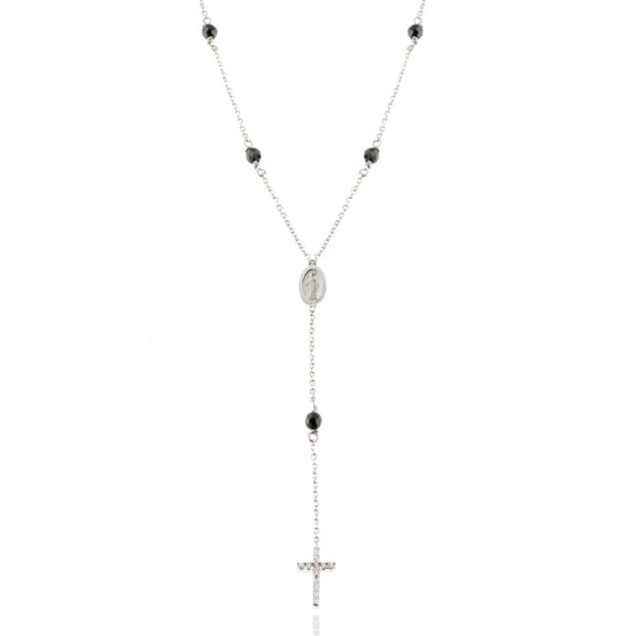 Gioielleria FACCO | Collana In Oro Bianco Con Croce Ref. 727585