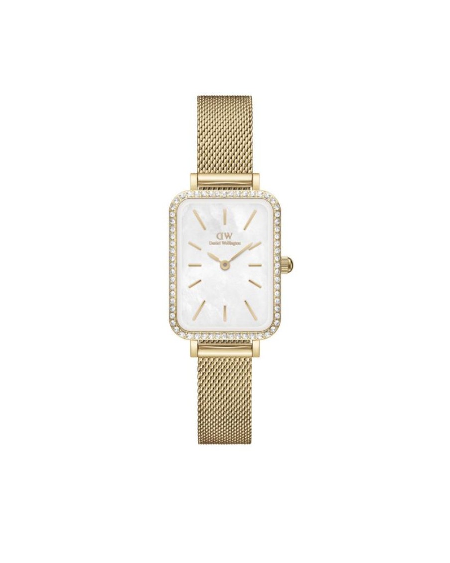 Orologi DANIEL WELLINGTON | Orologio Daniel Wellington Quadro Lumine Evergold Mop Ref. Dw00100668