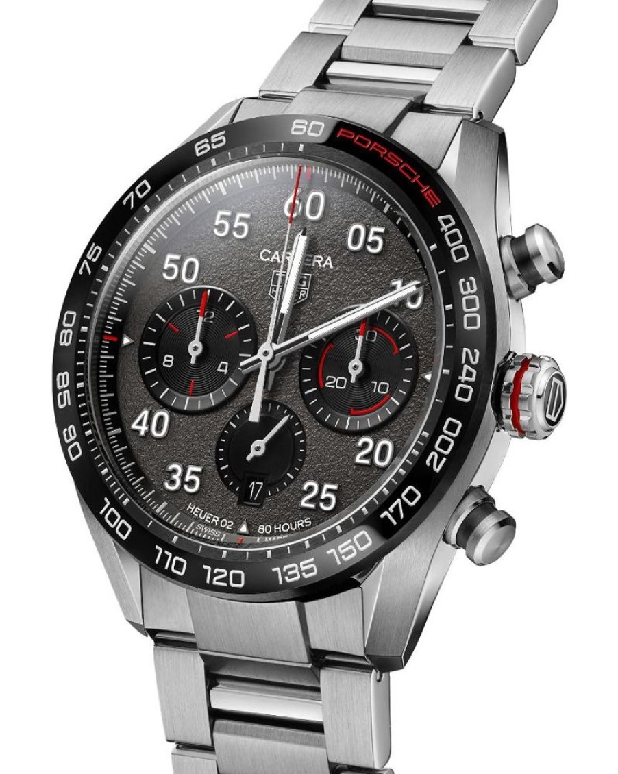 Orologi TAG HEUER | Orologio Tag Heuer Carrera, Edizione Speciale Porsche Cinturino In Acciaio Ref. Cbn2A1F.Ba0643