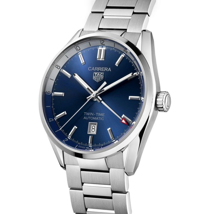 Orologi TAG HEUER | Orologio Tag Heuer Carrera Cal. 7 Twin-Time Quadrante Blu Ref. Wbn201A.Ba0640