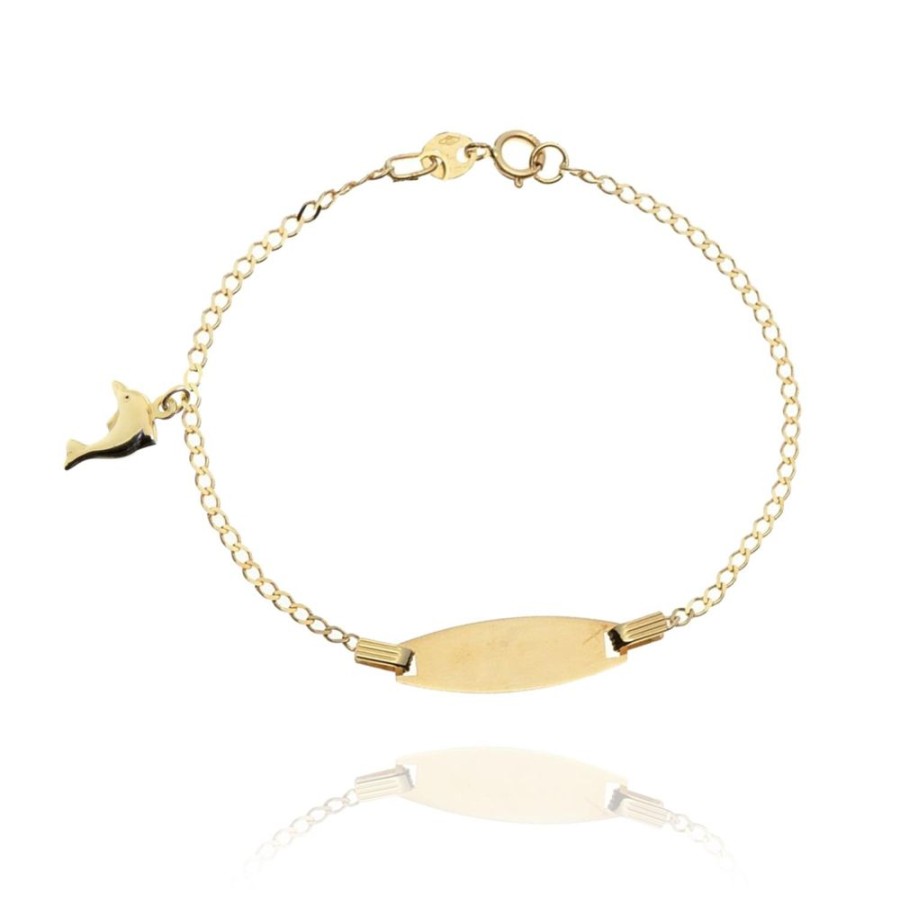 Gioielleria FACCO | Bracciale In Oro Giallo Simbolo Delfino Ref. 766578